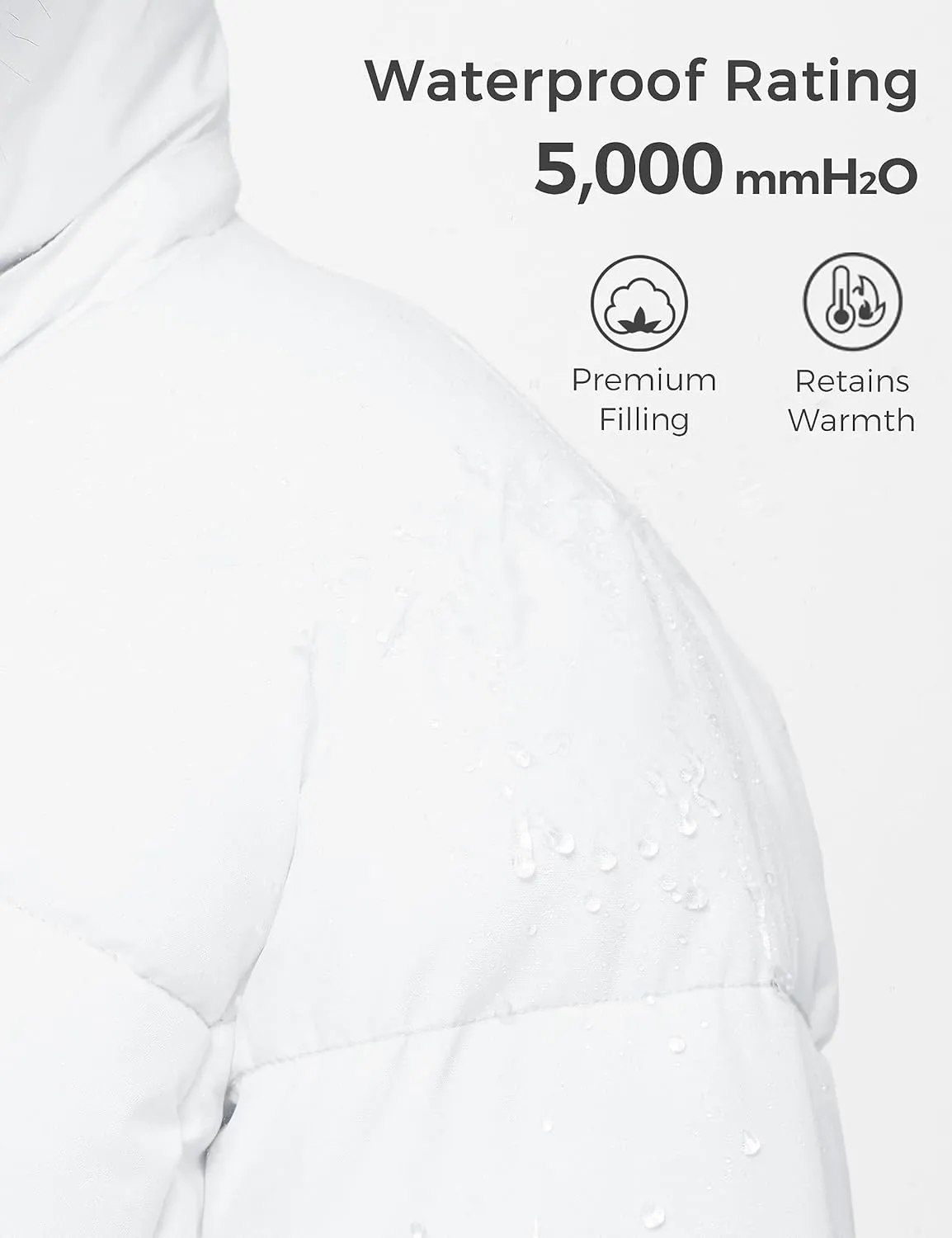 ZSHOW Women's Winter Coat Waterproof Warm Puffer Jacket Long Parka with Faux Detachable Hood