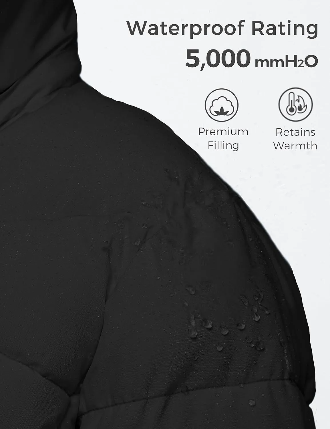 ZSHOW Women's Winter Coat Waterproof Warm Puffer Jacket Long Parka with Faux Detachable Hood